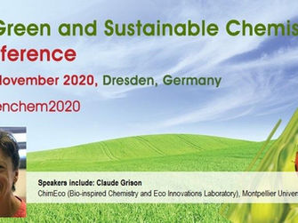 Participation de Mme Grison à la Conférence "5th Green and Sustainable Chemistry"