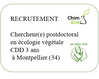 ChimEco recrute